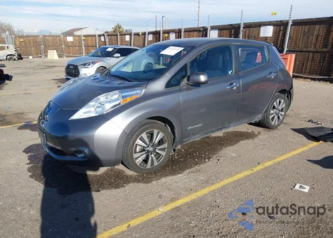 2016 Nissan Leaf Sv z USA, uszkodzony, nr VIN 1N4BZ0CP7GC303668